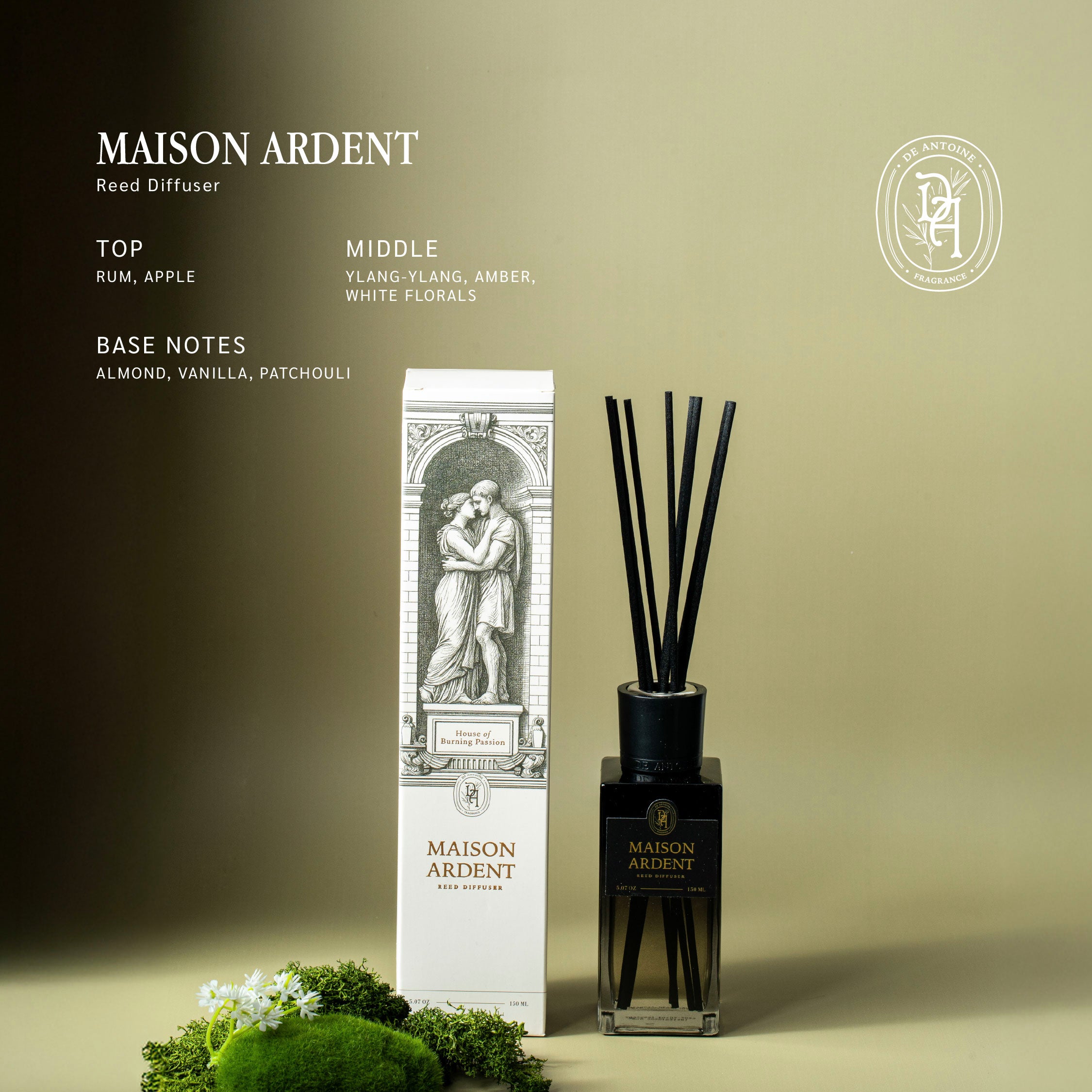 De Antoine Reed Diffuser Maison Ardent - 150ml
